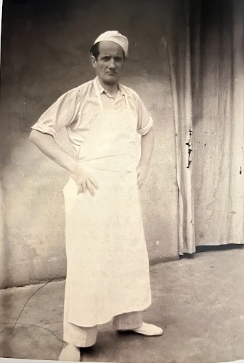 photo d'un patissier de dax dans les années 1920